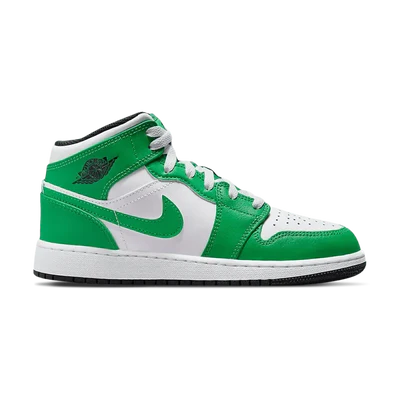 AIR JORDAN 1 MID GS 'LUCKY GREEN'