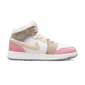 AIR JORDAN 1 MID GS 'PINK TAN'