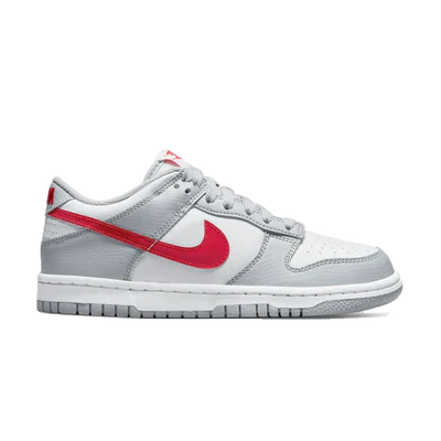 NIKE DUNK LOW GS 'GREY RED'