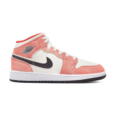 AIR JORDAN 1 MID SE GS 'ORANGE SUEDE'