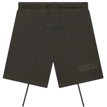 FEAR OF GOD ESSENTIALS OFF BLACK SWEAT SHORTS