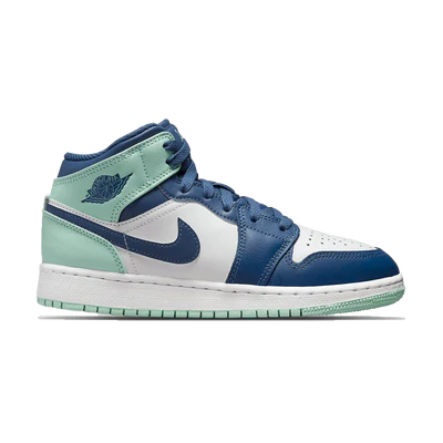 NIKE AIR JORDAN 1 MID GS BLUE MINT