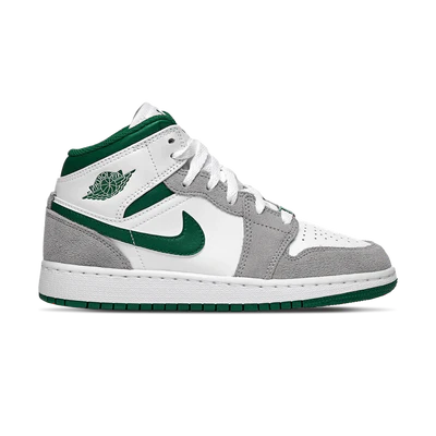 AIR JORDAN 1 MID GS 'GREEN GREY'