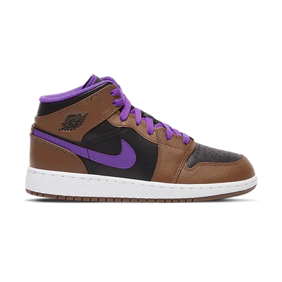 AIR JORDAN 1 MID GS 'PURPLE MOCHA'