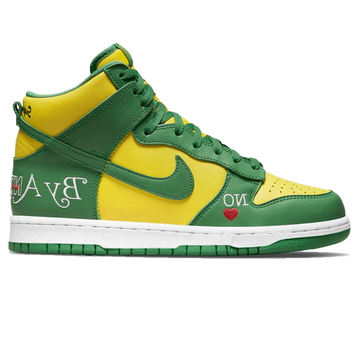 SUPREME X NIKE DUNK HIGH SB 'BY ANY MEANS - BRAZIL'