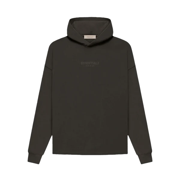 FEAR OF GOD ESSENTIALS RELAXED HOODIE OFF BLACK