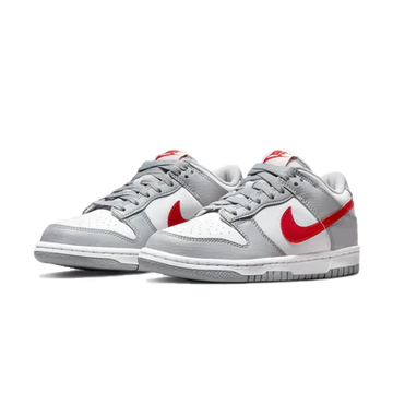 NIKE DUNK LOW GS 'GREY RED'