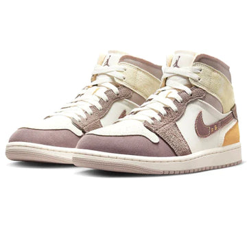 AIR JORDAN 1 MID SE CRAFT 'INSIDE OUT - TAUPE HAZE'