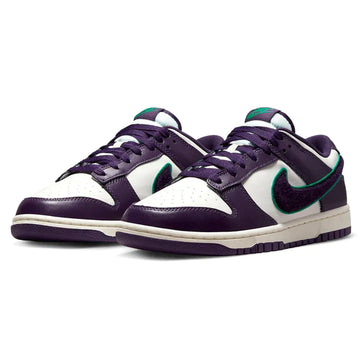 NIKE DUNK LOW 'CHENILLE SWOOSH - GRAND PURPLE'