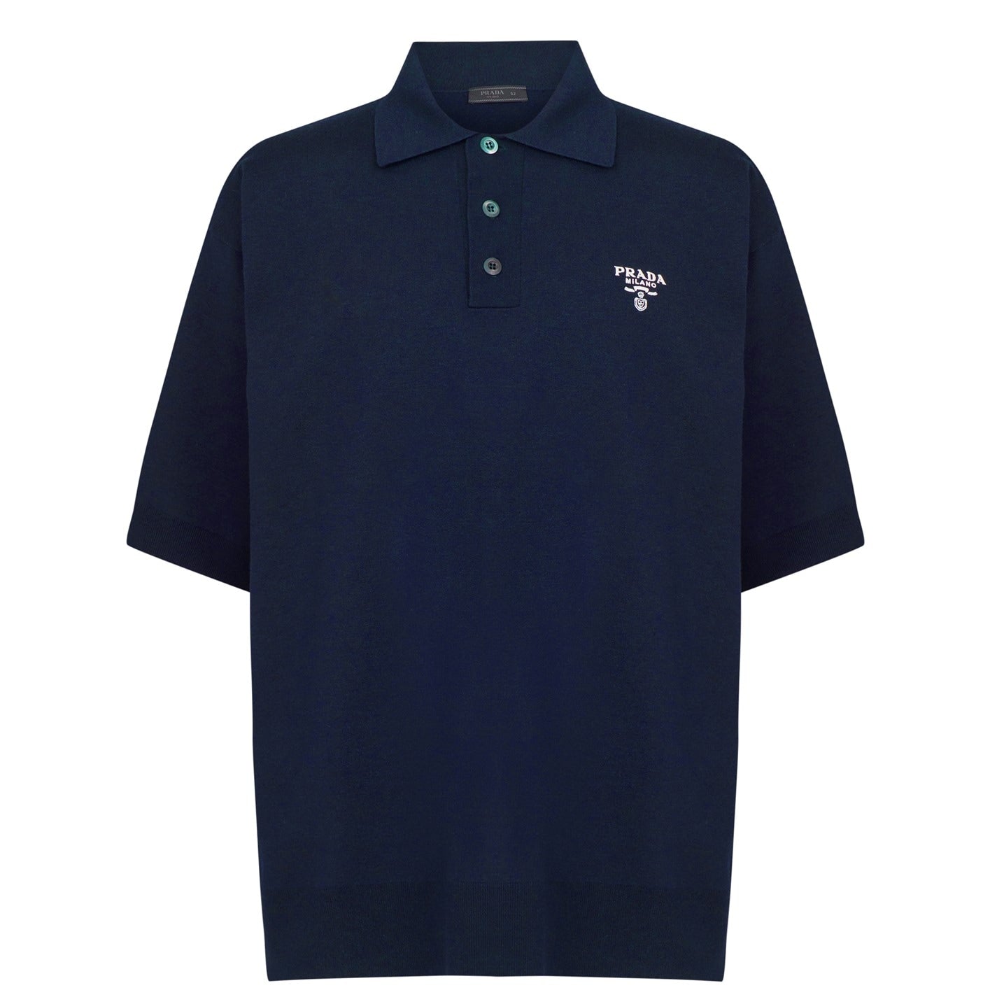 PRADA KNITTED POLO SHIRT