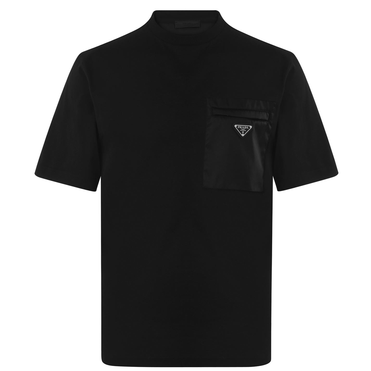 PRADA BADGE POCKET T SHIRT