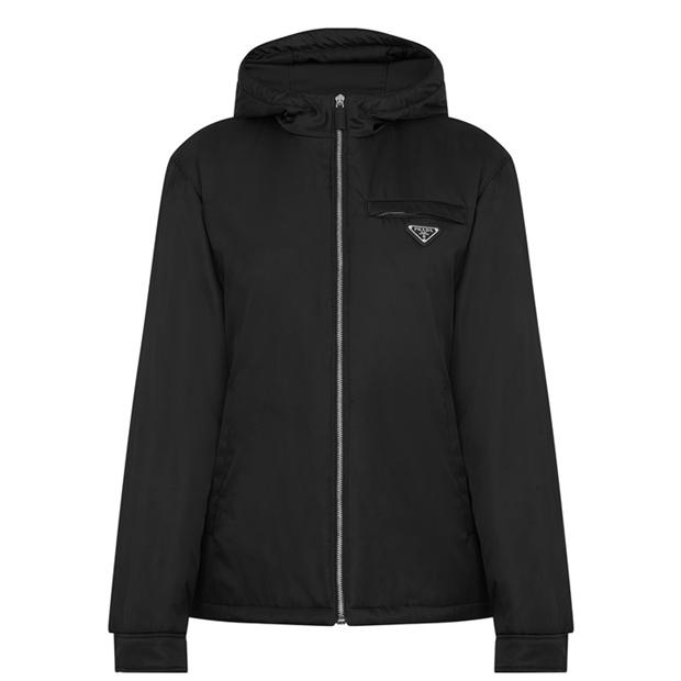 PRADA TRIANGLE ZIP HOODIE