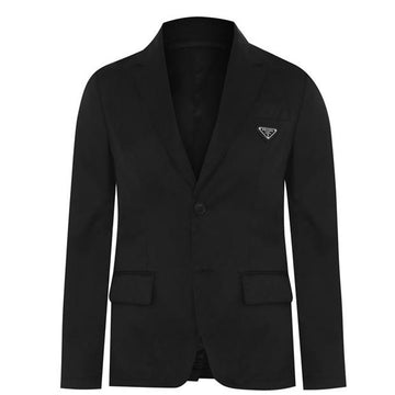 PRADA NYLON BADGE BLAZER