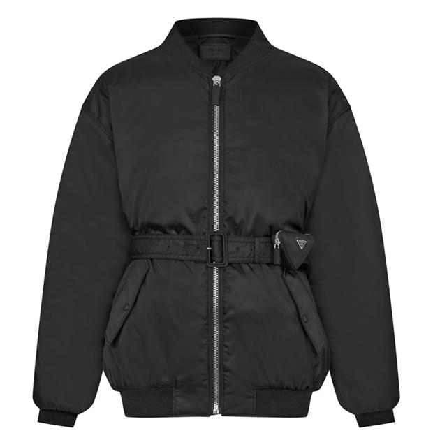 PRADA PRADA BELTED BOMBER SN24