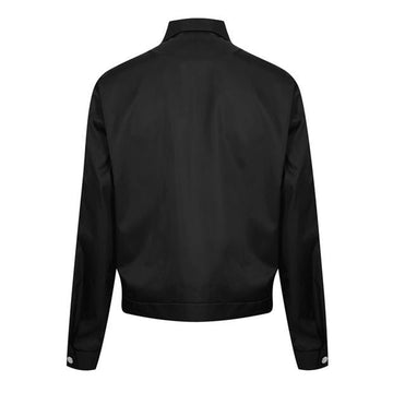 PRADA RE-NYLON LEATHER JACKET