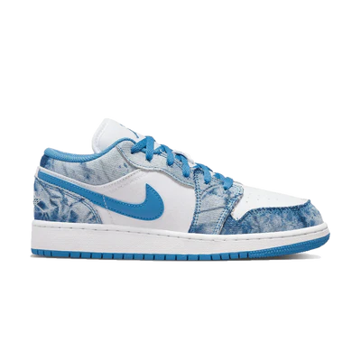 AIR JORDAN 1 LOW GS 'WASHED DENIM'