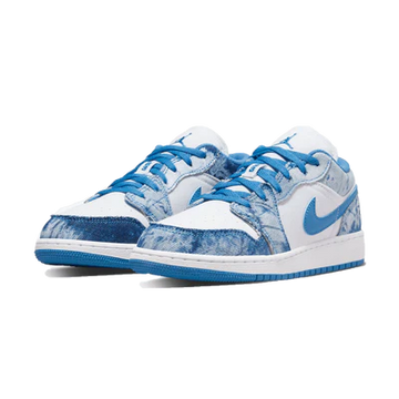 AIR JORDAN 1 LOW GS 'WASHED DENIM'