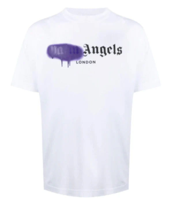 PALM ANGELS GRAFFITI SPRAY LONDON T-SHIRT