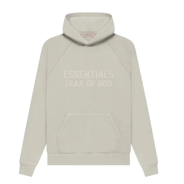 FEAR OF GOD ESSENTIALS SS22 PULLOVER HOODIE SMOKE