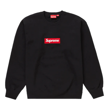 SUPREME BOX LOGO CREWNECK 'BLACK' (FW22)