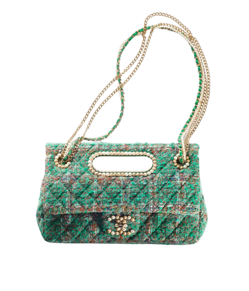 LARGE FLAP BAG WITH TOP HANDLE