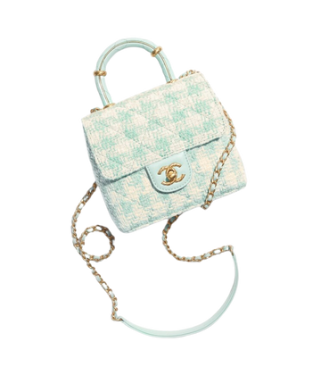 MINI FLAP BAG WITH TOP HANDLE