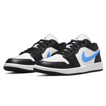 AIR JORDAN 1 LOW WMNS 'BLACK UNIVERSITY BLUE'