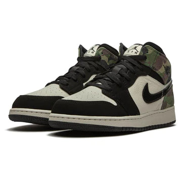 AIR JORDAN 1 MID SE GS 'CAMO'