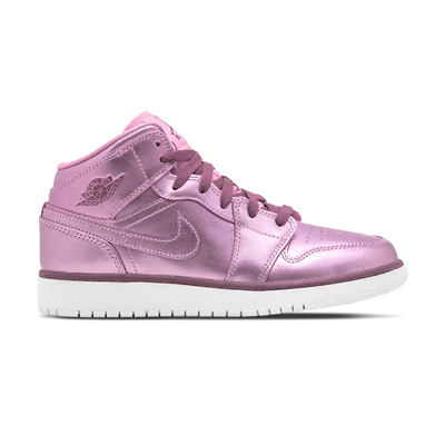 AIR JORDAN 1 MID SE GS 'PINK ROSE'