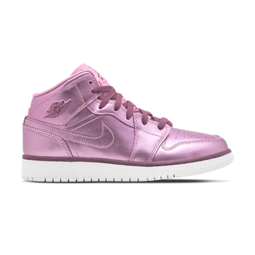 AIR JORDAN 1 MID SE GS 'PINK ROSE'