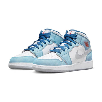 AIR JORDAN 1 MID SE GS 'FRENCH BLUE'