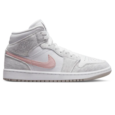 AIR JORDAN 1 MID SE WMNS 'WHITE LIGHT IRON ORE'