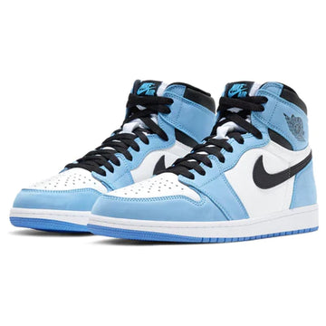 JORDAN 1 RETRO HIGH 'WHITE UNIVERSITY BLUE BLACK'