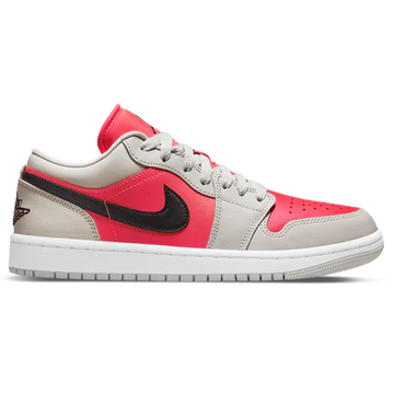 NIKE AIR JORDAN 1 LOW ‘LIGHT IRON ORE SIREN RED'