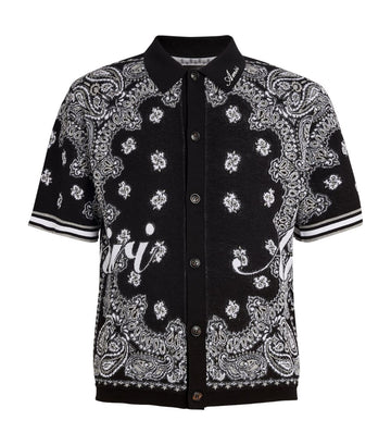 AMIRI  Bandana Print Polo Shirt