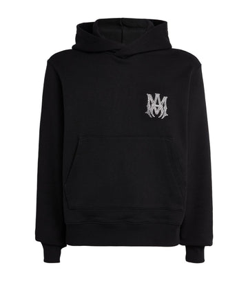 AMIRI Cotton Embellished Logo Hoodie