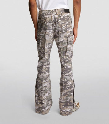 AMIRI Denim Flared Cargo Trousers