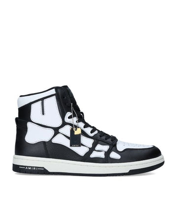 AMIRI Leather Skel High-Top Sneakers