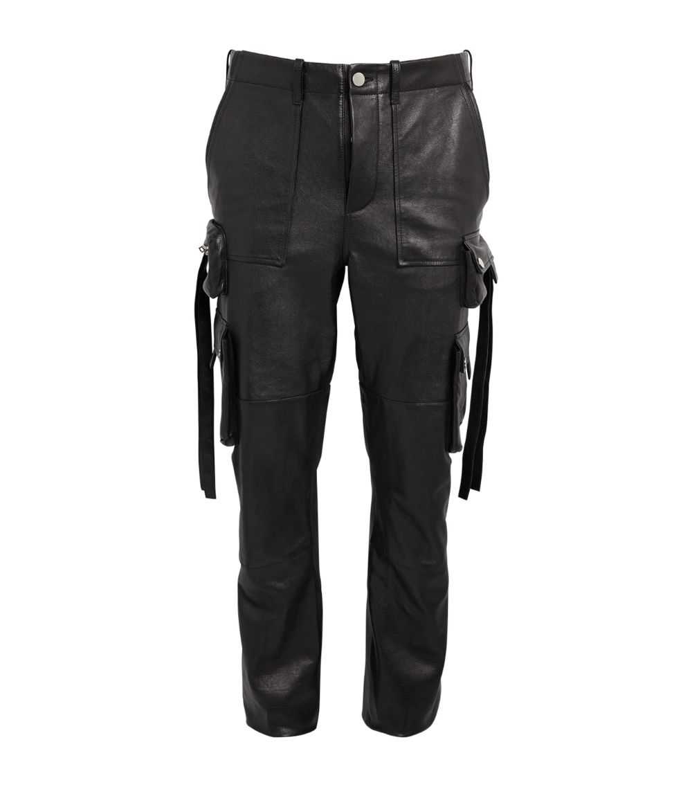 AMIRI Leather Tactical Cargo Trousers