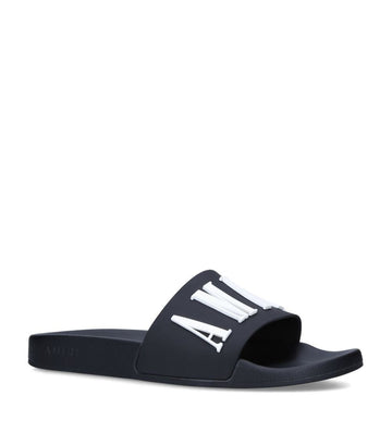 AMIRI Logo Pool Slides