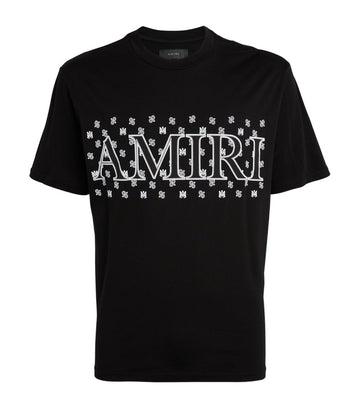 AMIRI  Paisley Logo Print T-Shirt