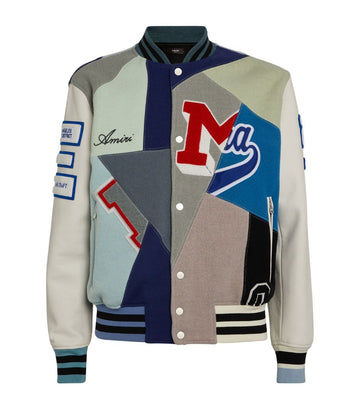 AMIRI  Patchwork Varsity Bomber Jacket