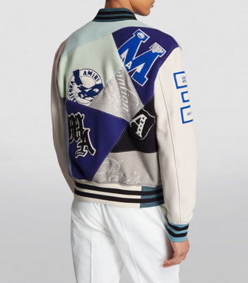 AMIRI  Patchwork Varsity Bomber Jacket