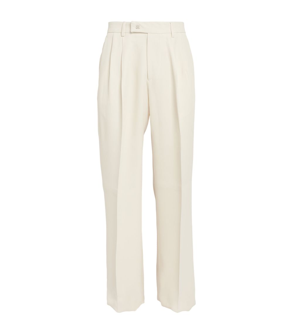 AMIRI  Pleated Wide-Leg Trousers