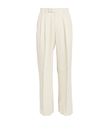 AMIRI  Pleated Wide-Leg Trousers