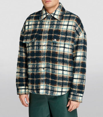 AMIRI Quilted Plaid Overshirt