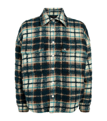 AMIRI Quilted Plaid Overshirt