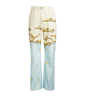 AMIRI  Relaxed Printed Drawstring Trousers