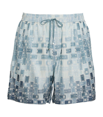 AMIRI  Silk Monogram Shorts