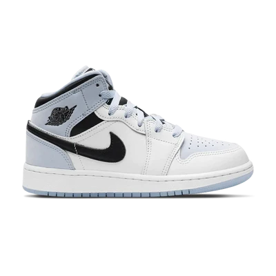 AIR JORDAN 1 MID SE GS 'WHITE ICE BLUE'